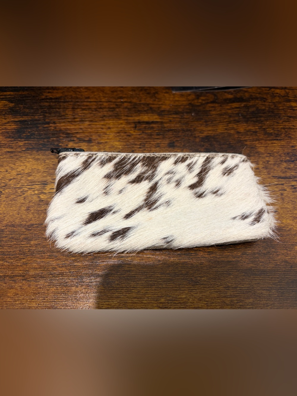 Genuine Hair-on Cowhide pouch